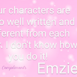 Emzies Anonymous Compliments