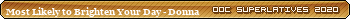 2020MostLikelytoBrightenYourDay-Donna.png