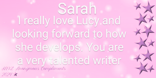 Anonymous Compliment for Sarah